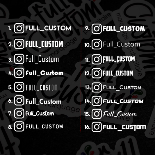 Instagram personnalisé