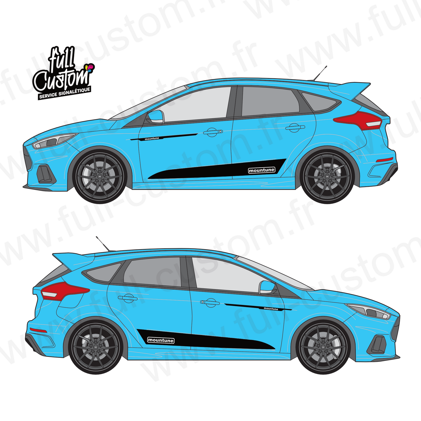 KIT pour focus ST/RS MK3 MOUNTUNE Full Custom