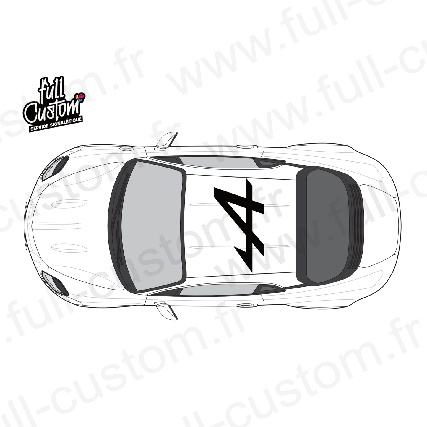 Stickers de toit Alpine