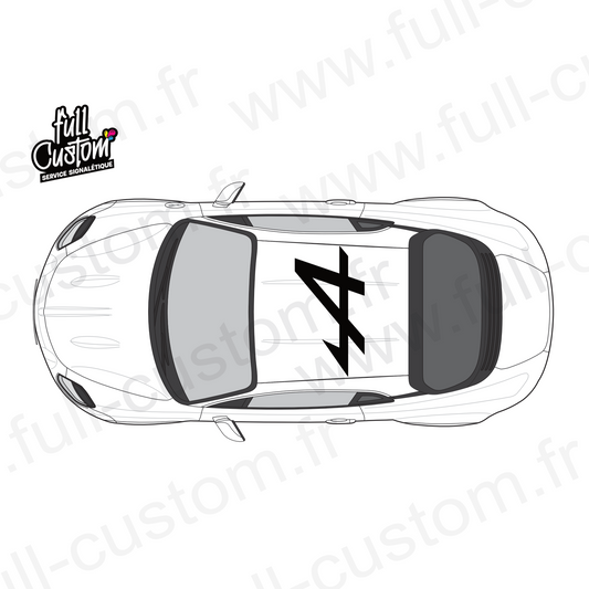 Stickers de toit Alpine