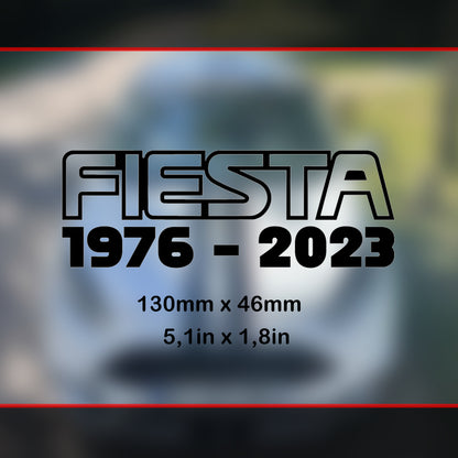 Patrimoine Ford Fiesta 1976 - 2023