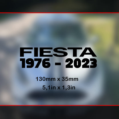 Patrimoine Ford Fiesta 1976 - 2023