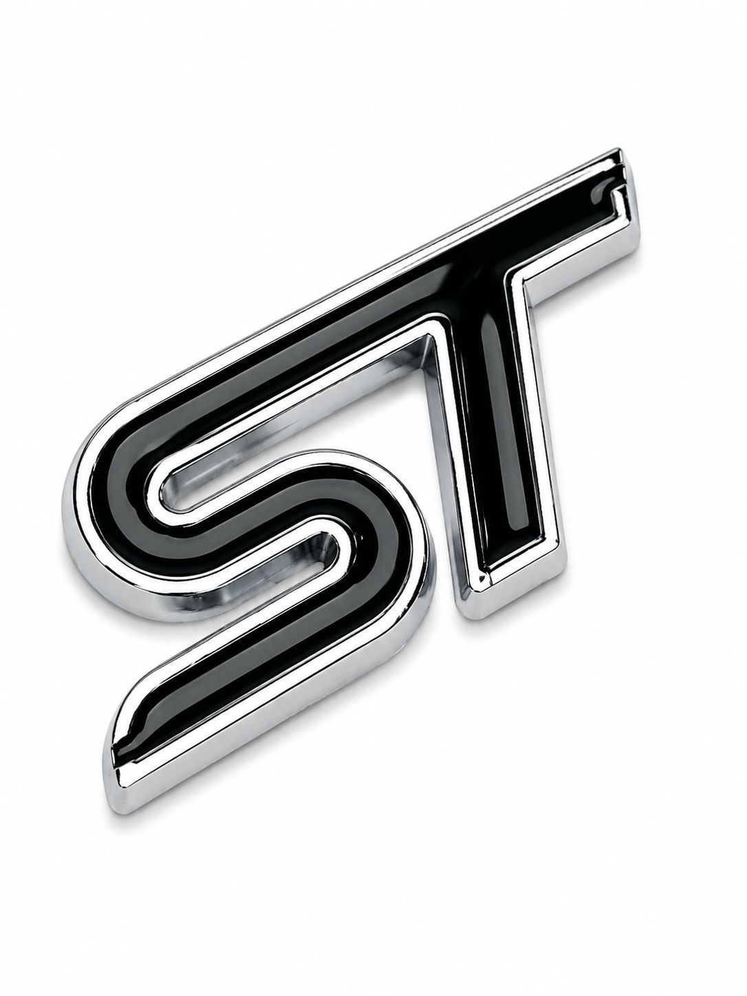 Logo ST 3D Premium pour Ford Fiesta / Focus ST – Emblème Coffre & Calandre Effet Glossy Full Custom